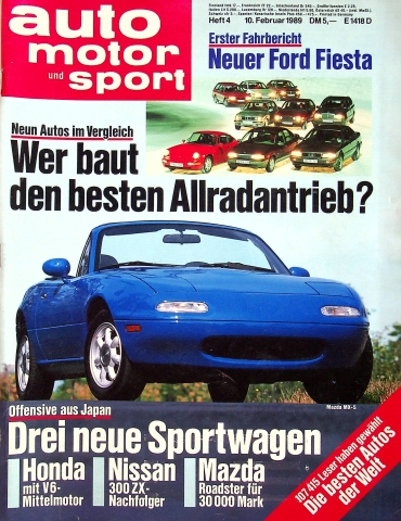 Deckblatt Auto Motor und Sport (04/1989)